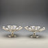1933 British Vintage Sterling Silver Compote/Tazza Pair Total 335g Viners